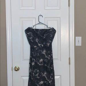 Express strapless maxi dress